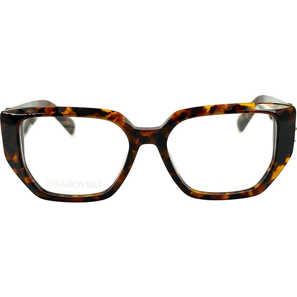 Swarovski SK5467 Womens Plastic Eyeglass Frame 052 Dark Havana 52-16 - Picture 3 of 5